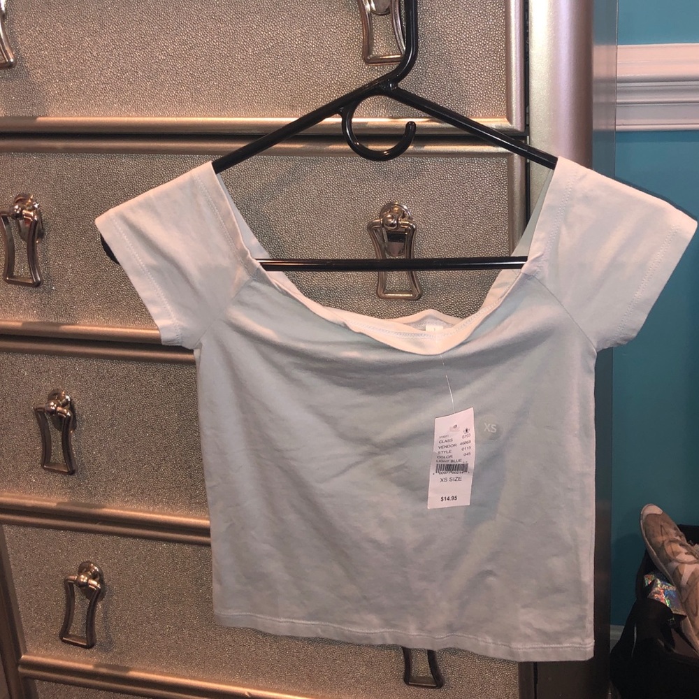 Pacsun off the shoulder crop top